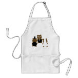 wedding animals aprons