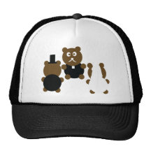 wedding animals trucker hats