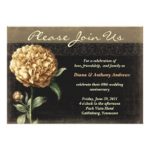 wedding anniversary celebration invitations