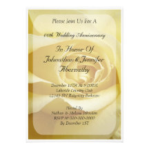 Wedding Anniversary Invitation