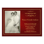 Wedding Anniversary Photo Invitations - 50th