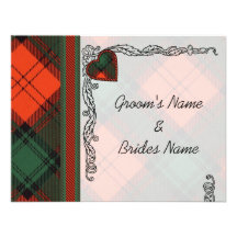 Wedding  Announcement RSVP - Stewart of Atholl