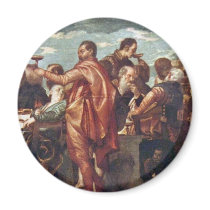 Wedding At Cana By Veronese Paolo (Best Quality) Refrigerator Magnets