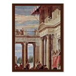 Wedding At Cana, Detail By Ricci Sebastiano Postcard