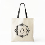 Wedding Bachelorette Party Gift Tote Bag Monogram
