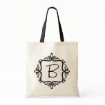 Wedding Bachelorette Party Gift Tote Bag Monogram