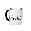 WEDDING BELLE mugs