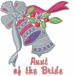 Wedding Bells - Aunt of the Bride embroidered shirts