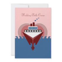 Wedding Bells Cruise Ship Invitation
