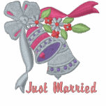 Wedding Bells - Just Married embroidered shirts