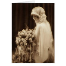 Wedding Bible Greeting Card Old photo