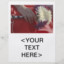 Wedding Bouquet Custom Flyer