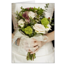 Wedding Bouquet Greeting Cards