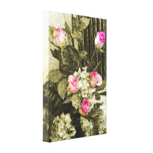 Wedding Bouquet Stretched Canvas Prints