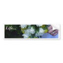 Wedding Bouquet White Roses bumper stickers