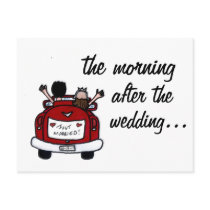 Wedding Breakfast Invite Postcard