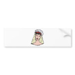 Wedding Bridal 36 bumper stickers