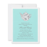 Wedding Bridal Shower Invitation | High Tea Theme