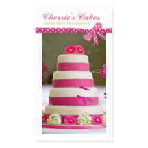 Wedding Cake Designer Business Cards