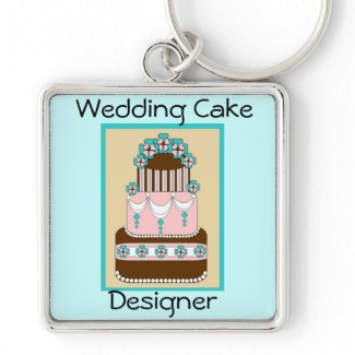 Wedding Cake Designer Keychain