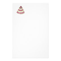 Wedding Cake letterhead Stationery Paper