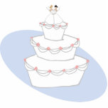 Wedding Cake Two Brides photo sculptures