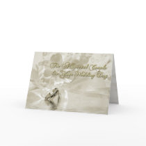 Wedding Congratulations Sepia Card