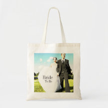 Wedding Couple In Field Tote Bag