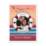 Wedding Cruise We're Engaged Photo Frame Postcard
