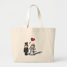 "Wedding Day" couple design Bag