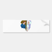 Wedding Decorations 45 Bumper Sticker
