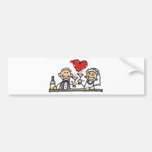 Wedding Decorations 50 Bumper Sticker