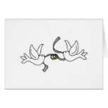 Wedding Doves with Rings Cards
