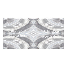 Wedding Dress Background #1 Personalized Photo Card