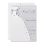 Wedding Dress Bridal Shower Invitation