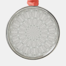 Wedding dress kaleidoscope #4 ornament