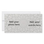 Wedding dress kaleidoscope #4 photo cards