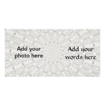 Wedding dress kaleidoscope #4 picture card