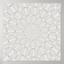 Wedding dress kaleidoscope #4 poster