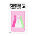 Wedding Dress Sparkle Postage Stamp