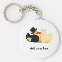 Wedding ducks 2 key chains