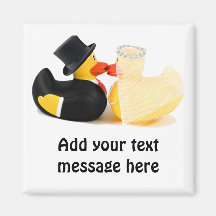 Wedding ducks 2 magnets