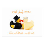 Wedding ducks 2 ... Save the date Business Card Template