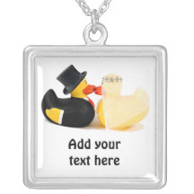 Wedding ducks 3 pendant