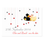 Wedding ducks 4 ... Save the date Business Card Template