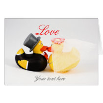 Wedding ducks cards