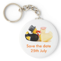 Wedding ducks ... keychain