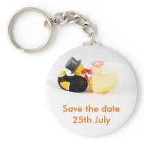 Wedding ducks ... keychain