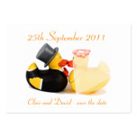 Wedding ducks ... Save the date business cards