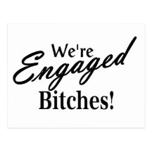 Wedding Engagement Post Card